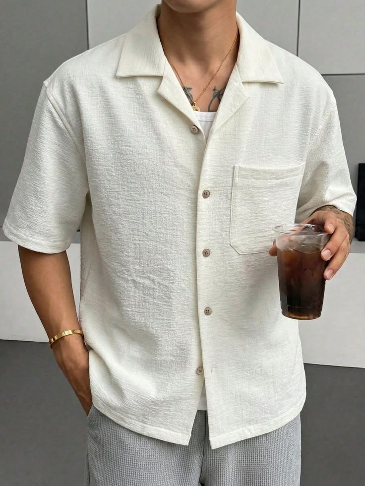 Lvory Breeze Textured ShirtLvory