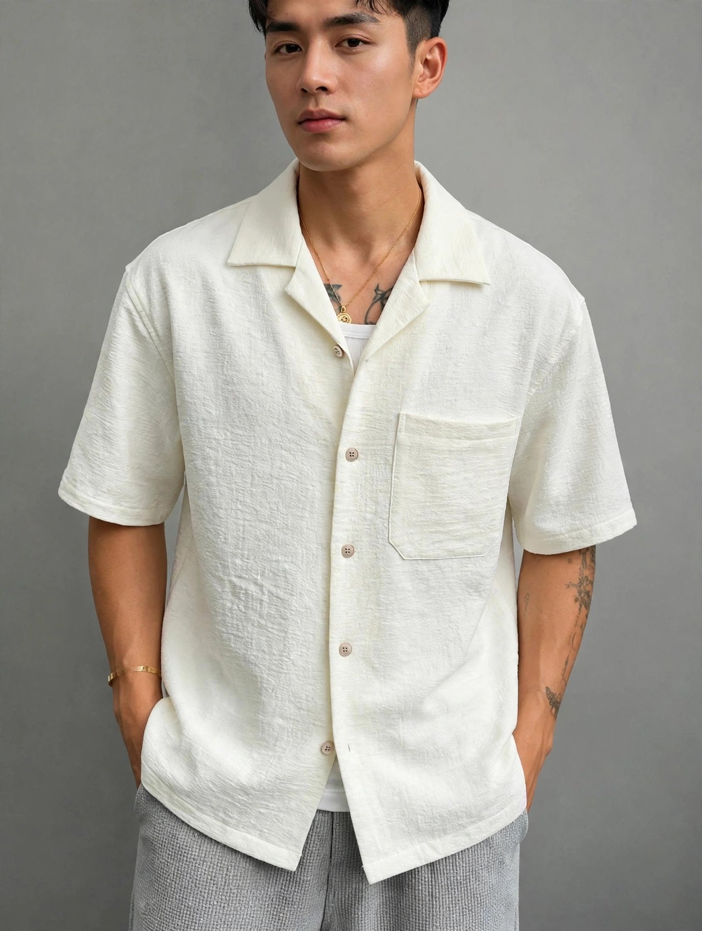 Lvory Breeze Textured ShirtLvory - Image 3