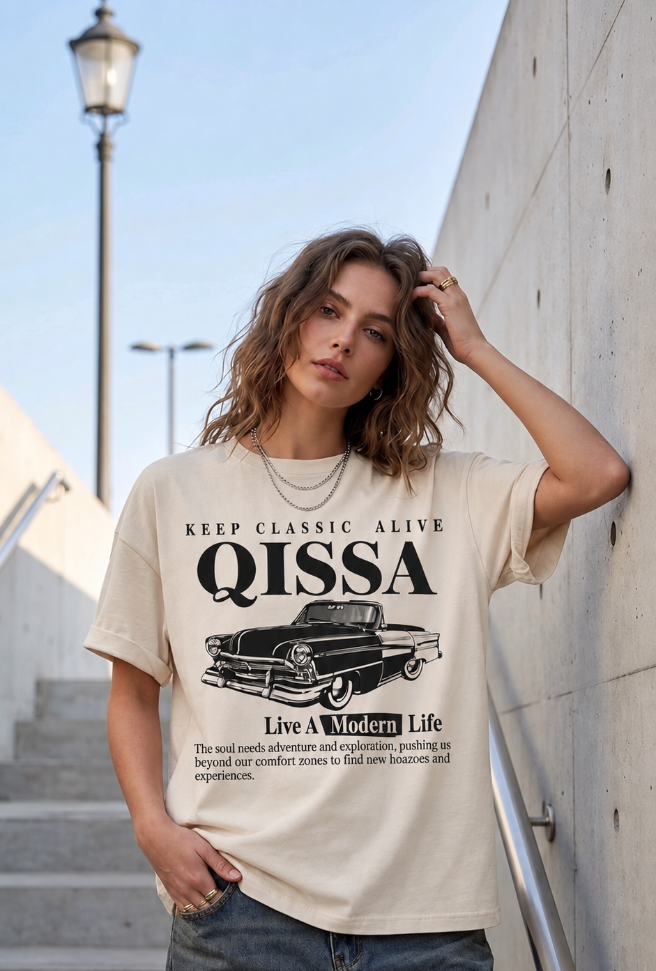 Lights Oversized T-Shirt