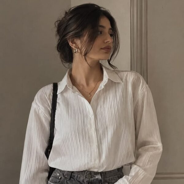 Lvory Pleated Shirt