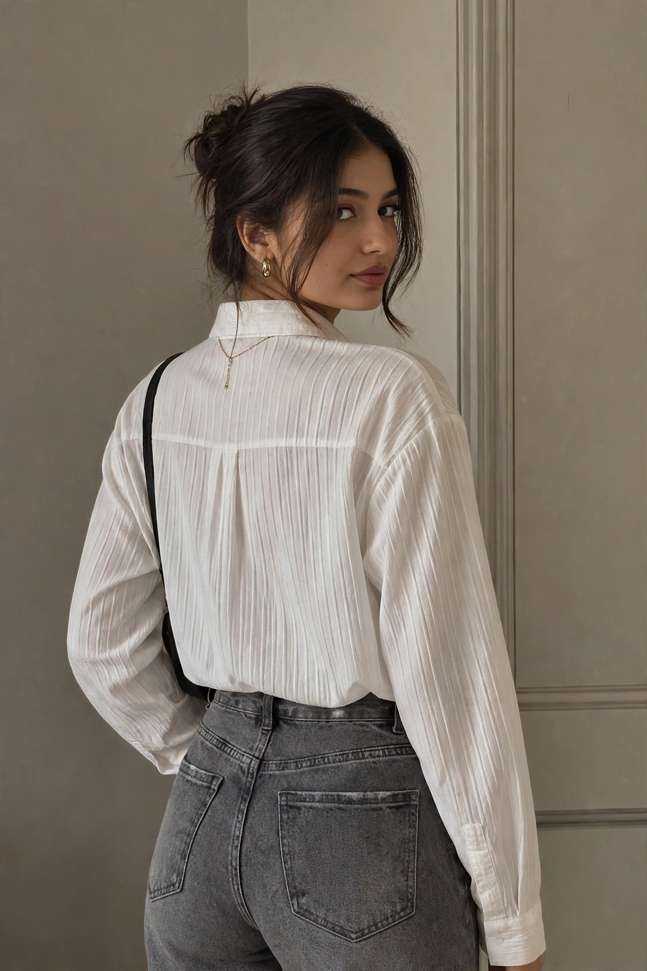 Lvory Pleated Shirt - Image 2