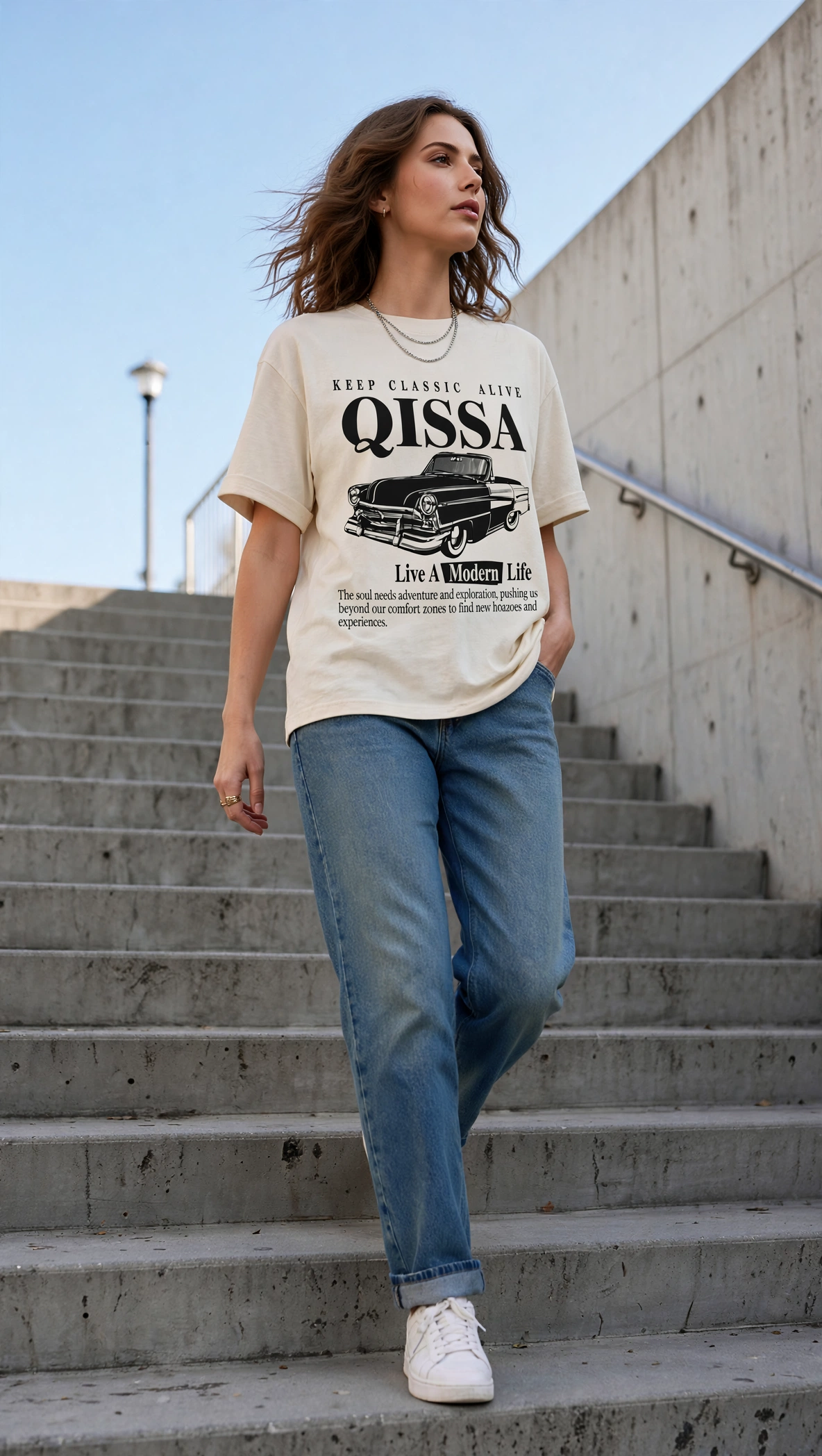 Lights Oversized T-Shirt - Image 4