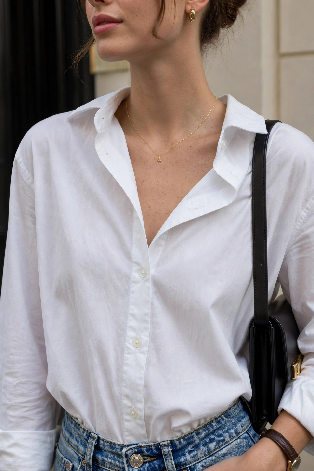 Classic White Relaxed Shirt - Image 3