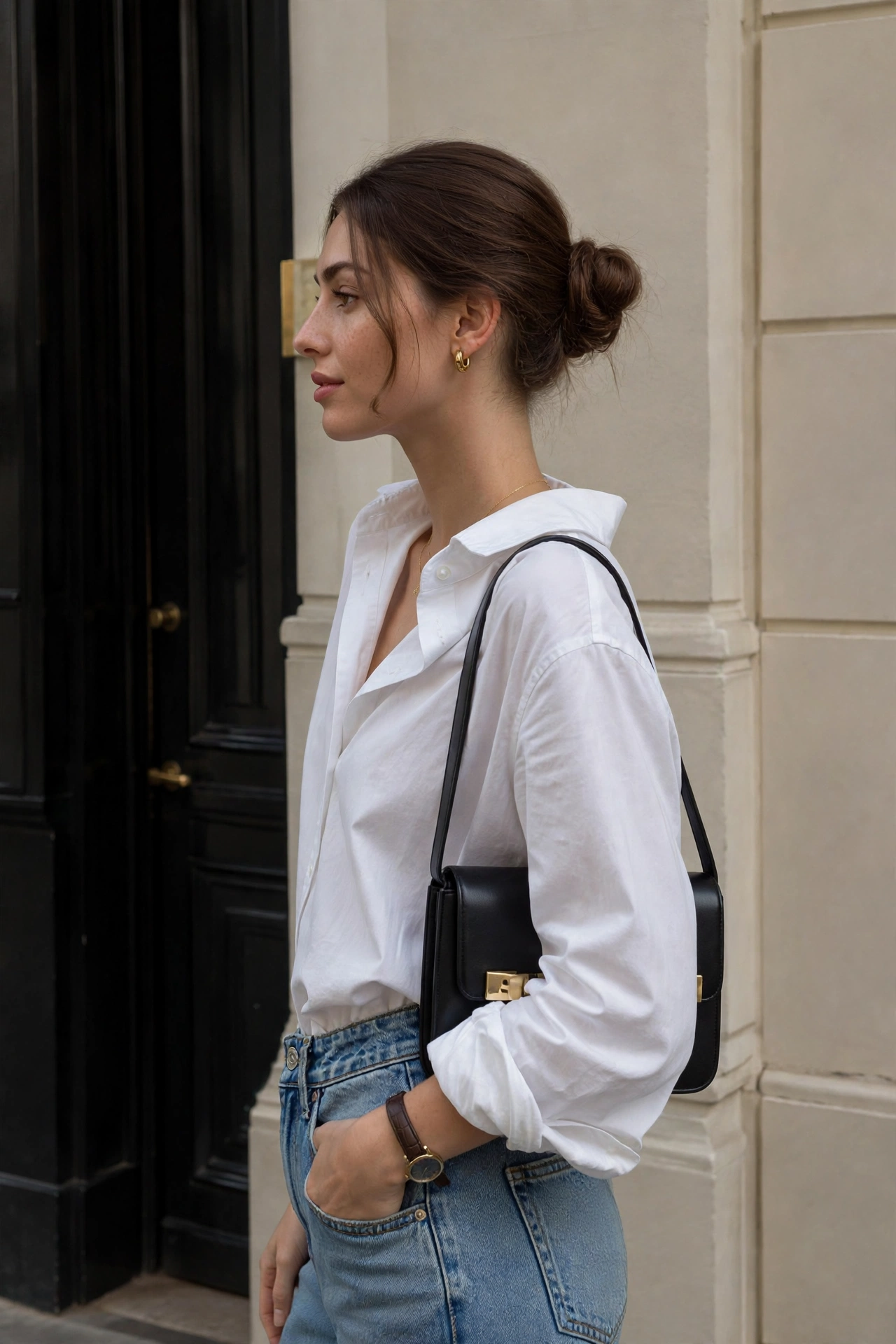 Classic White Relaxed Shirt - Image 5